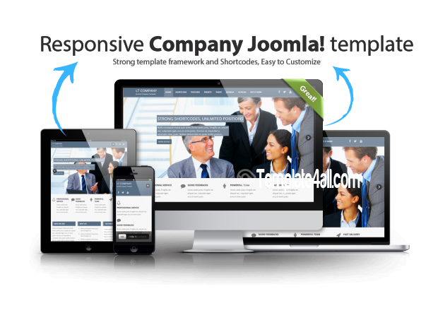 One Page Company Joomla Template