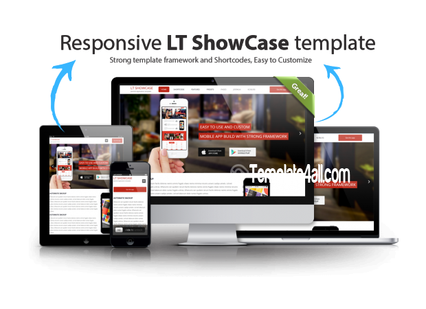 Responsive App Showcase Joomla Template