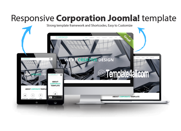 Responsive Business Corporation Joomla Template