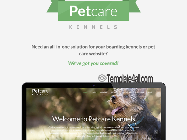 Premium Pets Dogs Care Wordpress Theme