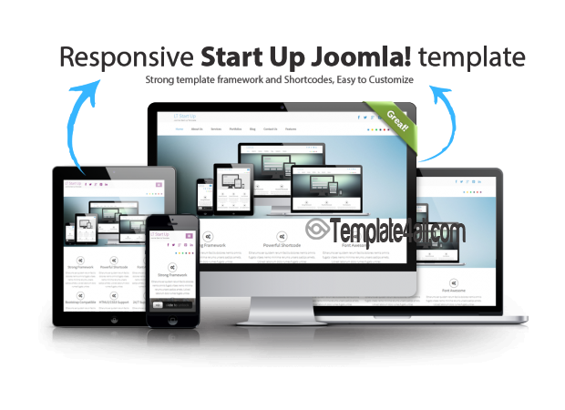 Responsive Business Start Up Joomla Template