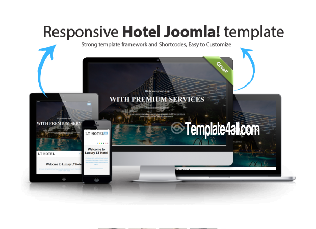 Responsive Resort Hotel Joomla Template
