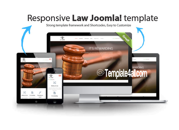 Responsive Law Joomla Template