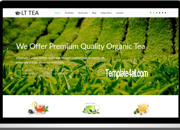 LT Tea Responsive Tea Store Joomla Template