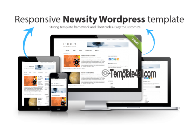 Newsity Responsive Blog Magazine WordPress Theme Templates
