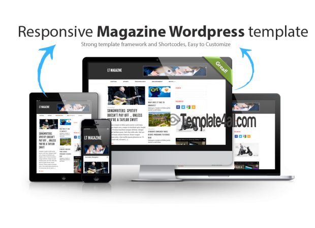 LT Magazine – Responsive Magazine WordPress Theme
