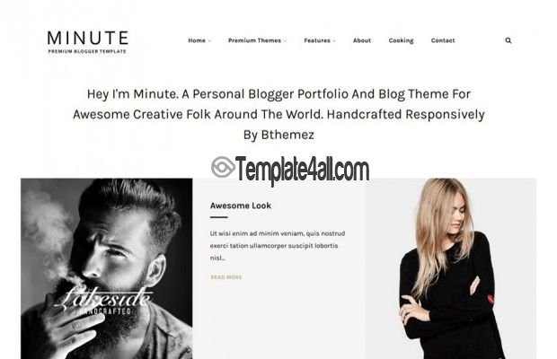 Creative Grid Free Blogger Responsive Template Download