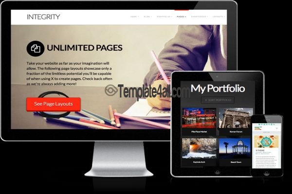 Integrety Portfolio Multipurpose WordPress Theme