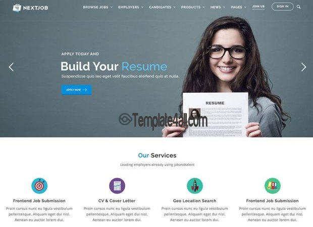 JobCareer - Job Board Responsive WordPress Theme