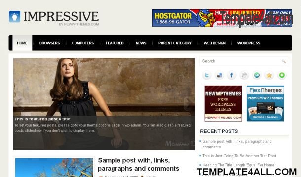 Free Magazine Responsive Celebrities WordPress Theme